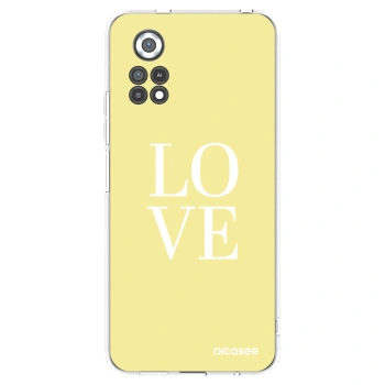 Picasee silikonska prozirna maskica za Xiaomi Poco X4 Pro 5G - Love