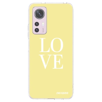 Picasee silikonska prozirna maskica za Xiaomi 12 - Love