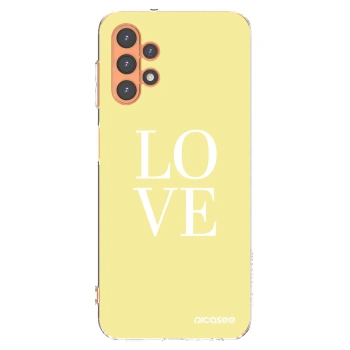 Picasee silikonska prozirna maskica za Samsung Galaxy A13 4G A135 - Love