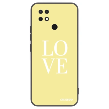Picasee crna silikonska maskica za Xiaomi Redmi 10C - Love