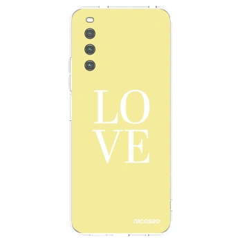 Picasee silikonska prozirna maskica za Sony Xperia 10 IV 5G - Love