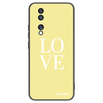 Picasee crna silikonska maskica za Honor 70 - Love
