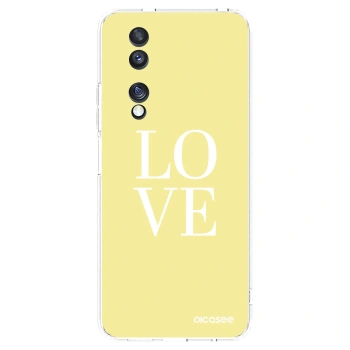 Picasee silikonska prozirna maskica za Honor 70 - Love