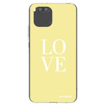 Picasee silikonska prozirna maskica za Xiaomi Redmi A1 - Love