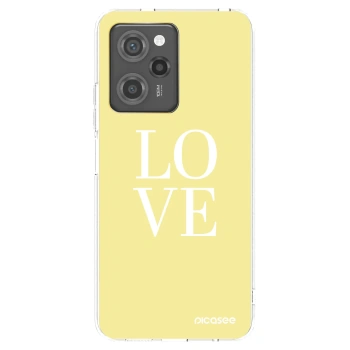 Picasee crna silikonska maskica za Xiaomi Poco X5 Pro - Love