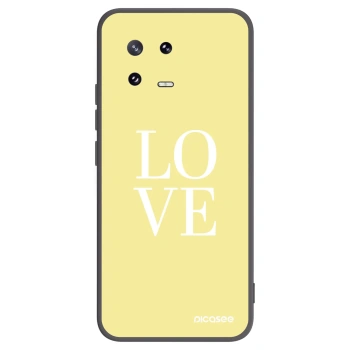 Picasee crna silikonska maskica za Xiaomi 13 Pro - Love