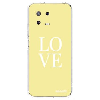 Picasee silikonska prozirna maskica za Xiaomi 13 Pro - Love