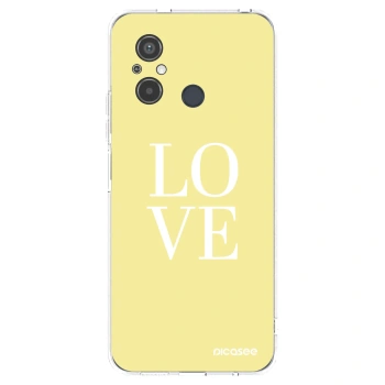 Picasee silikonska prozirna maskica za Xiaomi Redmi 12C - Love