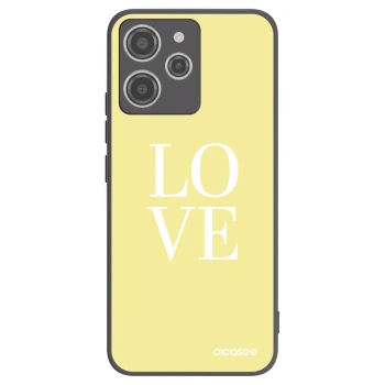 Picasee crna silikonska maskica za Xiaomi Redmi 12 4G - Love