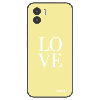 Picasee crna silikonska maskica za Xiaomi Redmi A2 - Love