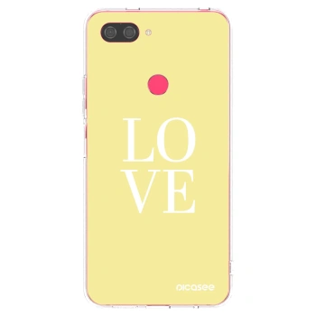Picasee silikonska prozirna maskica za Xiaomi Mi 8 Lite - Love