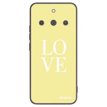 Picasee crna silikonska maskica za Realme 11 Pro+ - Love