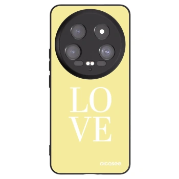 Picasee crna silikonska maskica za Xiaomi 14 Ultra - Love