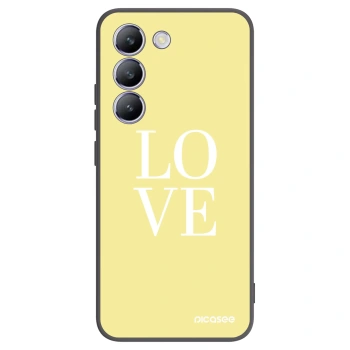 Picasee crna silikonska maskica za Vivo V40 SE 5G - Love