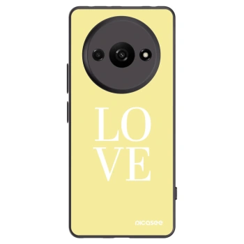 Picasee crna silikonska maskica za Xiaomi Redmi A3 - Love