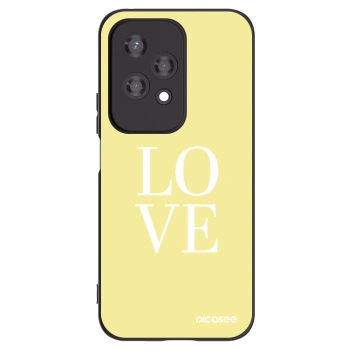 Picasee crna silikonska maskica za Honor 200 Lite - Love