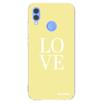 Picasee silikonska prozirna maskica za Honor 10 Lite - Love