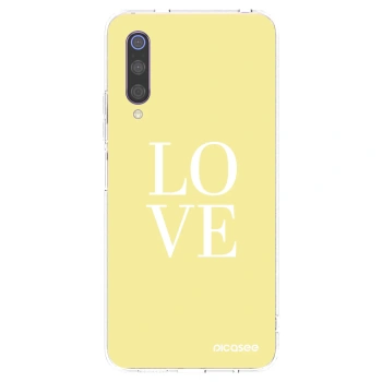 Picasee silikonska prozirna maskica za Xiaomi Mi 9 - Love
