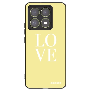 Picasee crna silikonska maskica za Xiaomi 14T - Love
