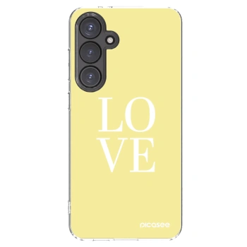 Picasee silikonska prozirna maskica za Samsung Galaxy S24 FE S721B - Love