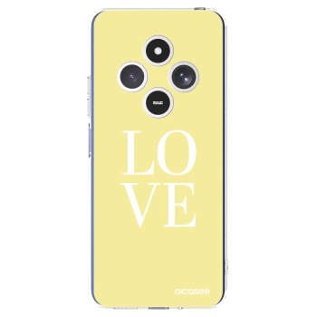 Picasee silikonska prozirna maskica za Xiaomi Redmi 14C - Love