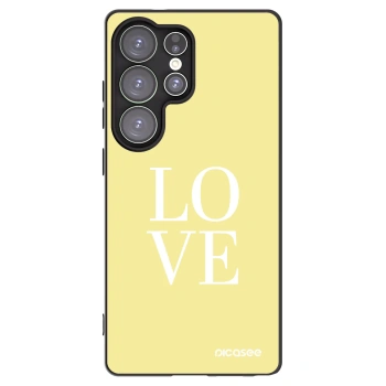 Picasee crna silikonska maskica za Samsung Galaxy S25 Ultra 5G - Love