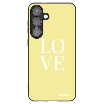 Picasee crna silikonska maskica za Samsung Galaxy S25+ 5G - Love
