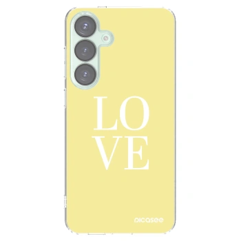 Picasee silikonska prozirna maskica za Samsung Galaxy S25+ 5G - Love