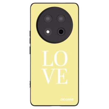 Picasee crna silikonska maskica za Honor Magic7 Lite 5G - Love