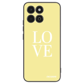 Picasee crna silikonska maskica za Honor 200 Smart 5G - Love
