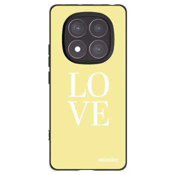 Picasee crna silikonska maskica za Xiaomi Redmi Note 14 Pro 4G - Love