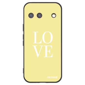 Picasee crna silikonska maskica za Google Pixel 9 - Love