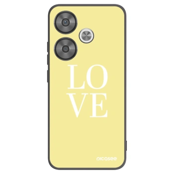 Picasee crna silikonska maskica za Xiaomi Poco F6 - Love
