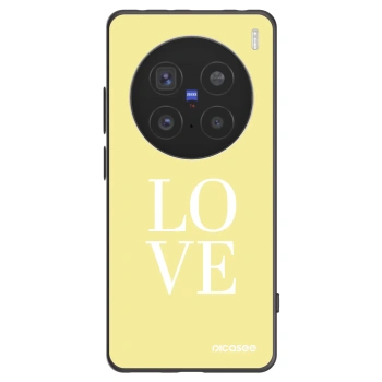 Picasee crna silikonska maskica za Vivo X200 Pro - Love