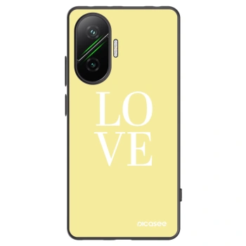 Picasee crna silikonska maskica za Xiaomi Poco F7 Pro 5G - Love