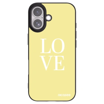 Picasee crna silikonska maskica za Apple iPhone 17 - Love