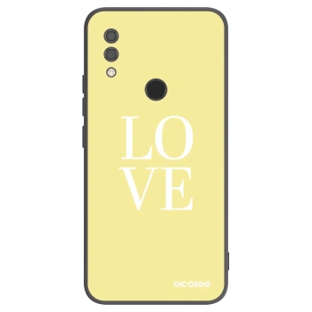 Picasee crna silikonska maskica za Xiaomi Redmi 7 - Love