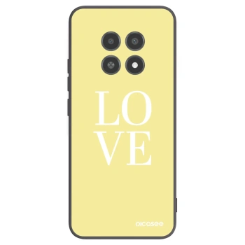 Picasee crna silikonska maskica za Realme 12X - Love