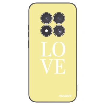 Picasee crna silikonska maskica za Xiaomi Redmi Note 15 Pro 4G - Love