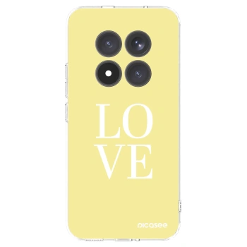 Picasee silikonska prozirna maskica za Xiaomi Redmi Note 15 Pro+ - Love