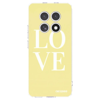 Picasee silikonska prozirna maskica za Xiaomi Redmi Note 15 - Love