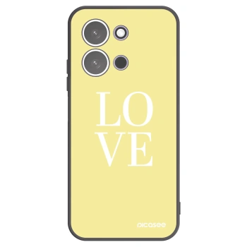 Picasee crna silikonska maskica za Xiaomi Redmi 15C 5G - Love