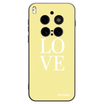 Picasee crna silikonska maskica za Vivo X300 Pro - Love