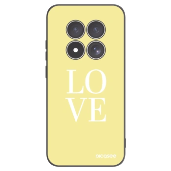 Picasee crna silikonska maskica za Xiaomi Redmi Note 15 Pro 5G - Love