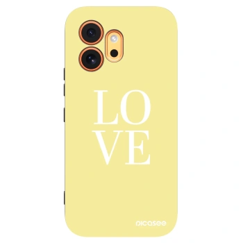 Picasee crna silikonska maskica za Honor 600 - Love