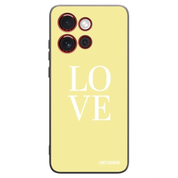 Picasee crna silikonska maskica za Motorola Edge 60 Neo 5G - Love