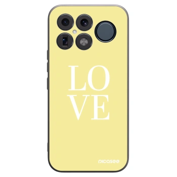 Picasee crna silikonska maskica za Xiaomi Poco F8 Ultra - Love
