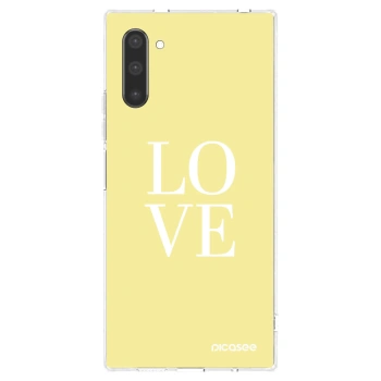 Picasee silikonska prozirna maskica za Samsung Galaxy Note 10 N970F - Love