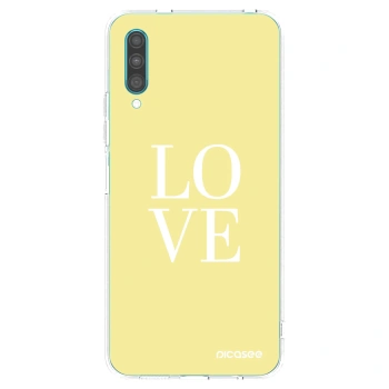 Picasee silikonska prozirna maskica za Samsung Galaxy A30s A307F - Love