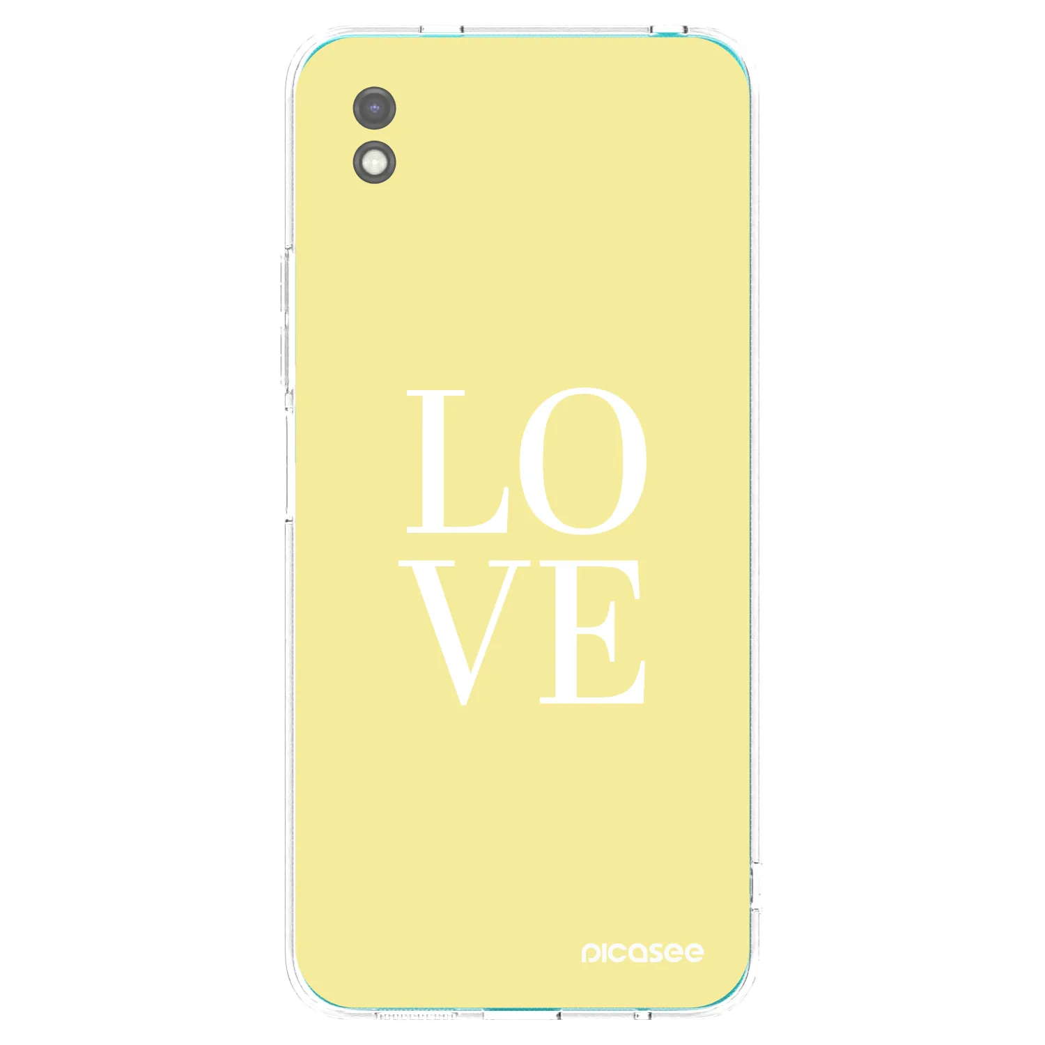 Picasee crna silikonska maskica za Xiaomi Redmi 9A - Love